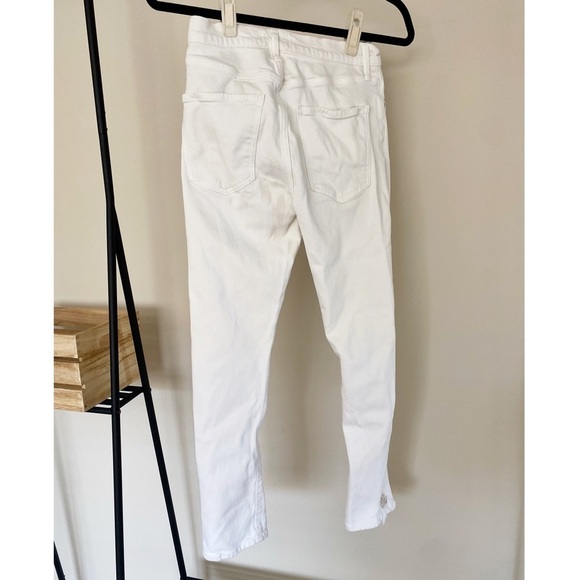 Agolde Toni Mid-Rise Straight Leg Jean in White Size 27 - Picture 5 of 14